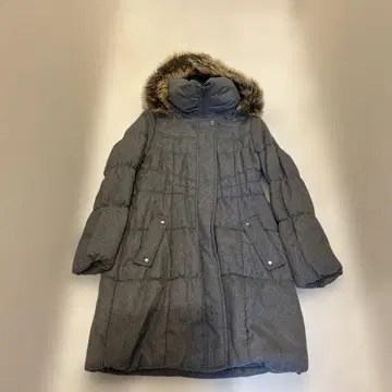 elvence DEUX 그레이 롱 다운 자켓 새상품급