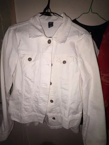 GAP 화이트 데님 자켓 M