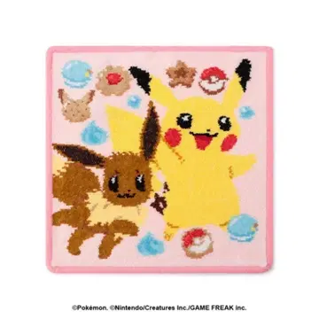 FEILER 포켓몬 해피 스위츠 피카츄&이브이 손수건