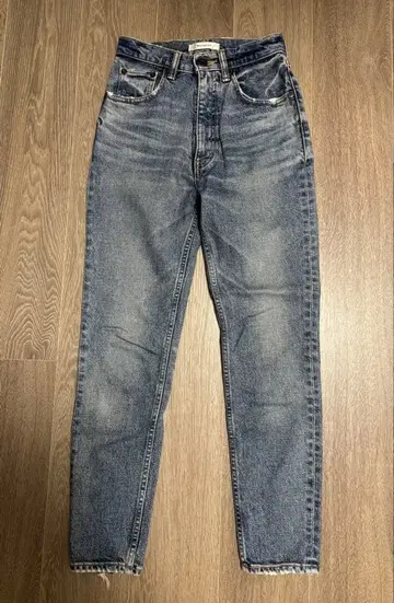 다크 블루 MOUSS 스키니 데님