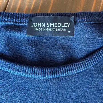 JOHN SMEDLEY 존스메들리 다크 네이비 크루넥 니트 남성용 M