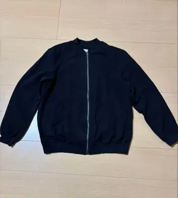 [ 봄 아우터 ] 스트레치 밀라노 리브 MA-1 블랙 L 다케오 키쿠치