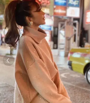 갤럭시 오버 터틀 니트 pink