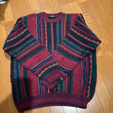 COTTON FRAMES 멀티 컬러 니트 스웨터