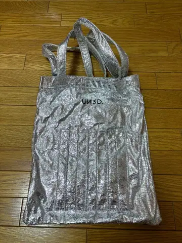 UN3D 실버 토트백