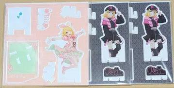 하피콜레 벌스데이 카가미네 린 아크릴 스탠드 2종, 3개 세트