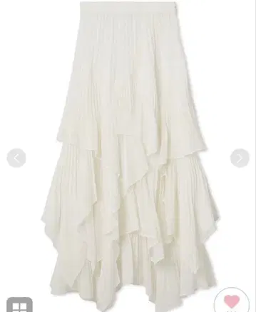 SNIDEL 스퀘어헴 캉캉 스커트