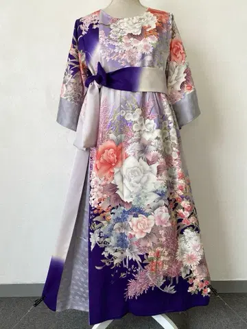 3249 기모노 리메이크 드레스 원피스