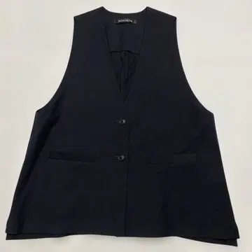 mizuiro ind 미즈이로 인드 딥 V넥 와이드 베스트 네이비