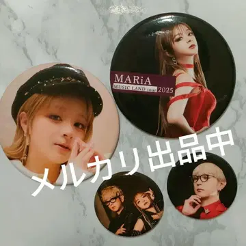 MARiA 미이례아 GARNiDELiA 캔뱃지 4개 세트