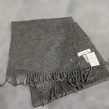 미사용 새상품 핑키앤다이안 캐시미어 100% 머플러 그레이