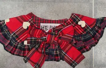 HEIHEI 하트 체크 탈부착 카라