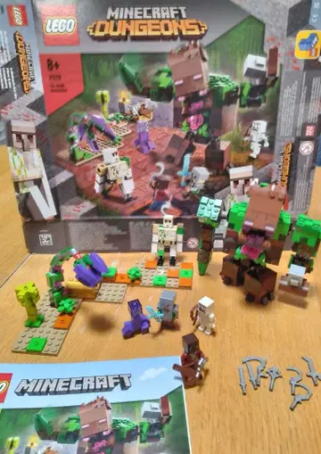 레고 21176 마인크래프트 던전스 정글의 마물 엔챈트 크리퍼