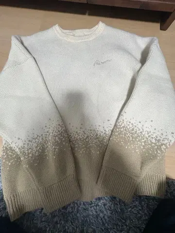 Reroom 아이보리 그라데이션 스웨터 S