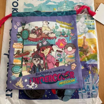 도쿄 디즈니 리조트 한정판 주토피아 주머니 닉 주디