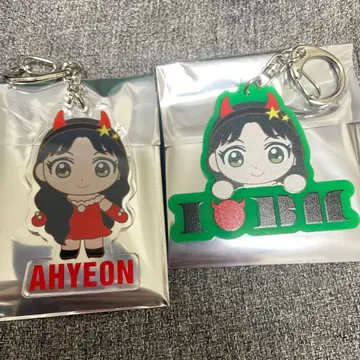 BABYMONSTER 아현 AHYEON 미니 캐릭터 아크릴 키링