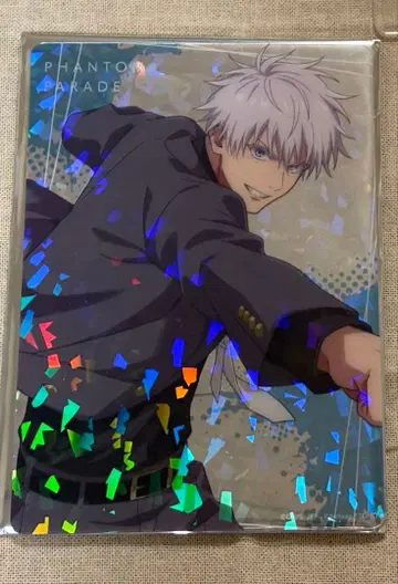 고죠 사토루 주술회전 팬파레 환영야행 본점 클리어 카드 2nd 애니버서리