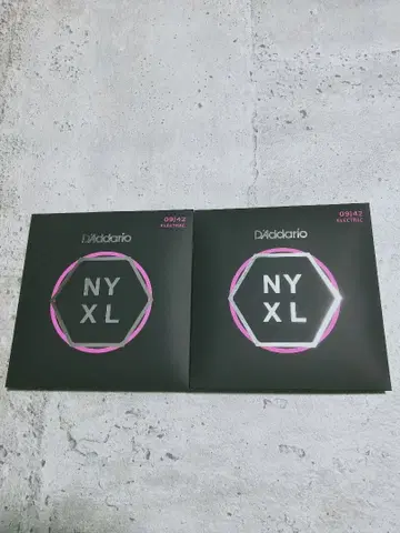 D'Addario NYXL0942 일렉 기타 줄 2팩