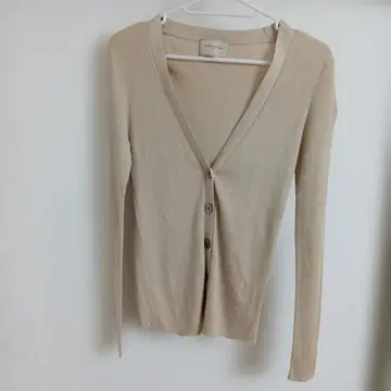 [ 새상품급 ] UNITED ARROWS 베이지 V넥 가디건