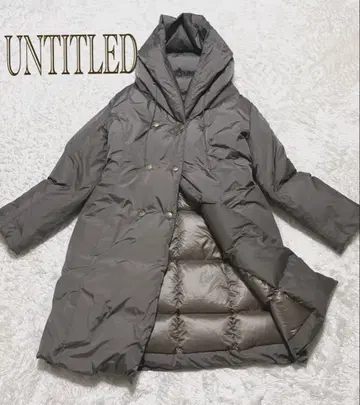 새상품급! UNTITLED 고급 다운 롱다운