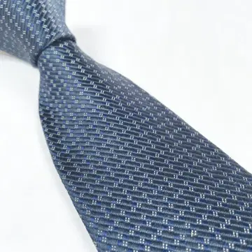 [폴 스미스] 네이비 계열 도트 무늬 실크 넥타이