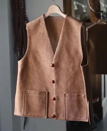 25AW HERILL 캐시미어 린넨 치마요 베스트