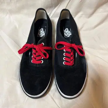 VANS 블랙 레드 스니커즈 OFF THE WALL