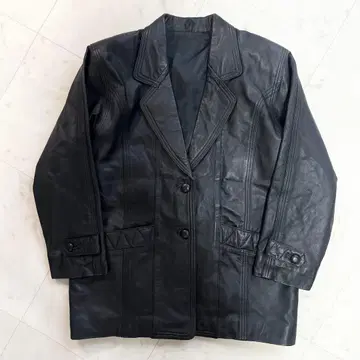 archive grunge leather jaket black y2k