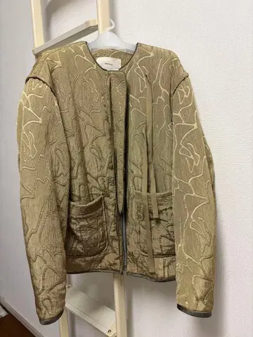 TODAYFUL 자카드 파이핑 블루종 36