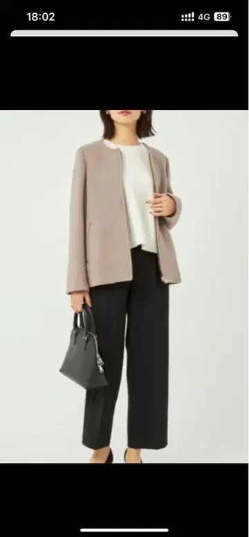 그린 라벨 릴랙싱 노카라 코스 노카라 자켓