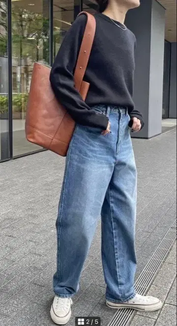 Spick&Span 5 1/2 CURVE LINE DENIM 29