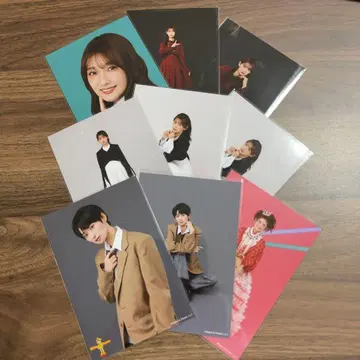 사쿠라자카46 이노우에 리나 브로마이드 과거 의상 장미 9장 세트