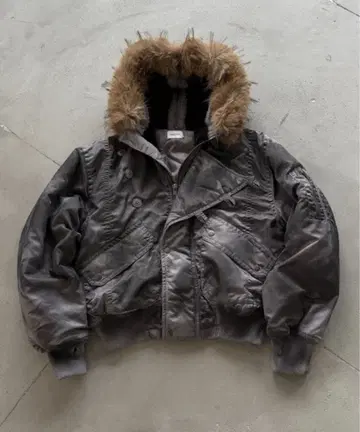 ANDER HUNK Faded N2B Flight Jacket