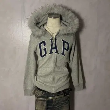 y2k 그런지 헤이세이 갸루 펑크 락 시크 스타일 퍼 후드티 GAP