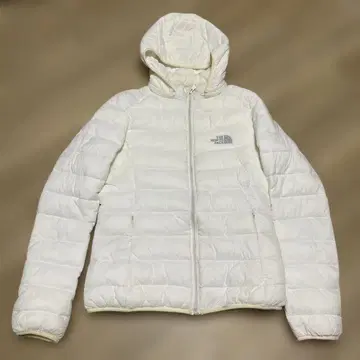 The North Face 후드 부착 다운 자켓 화이트 L 사이즈