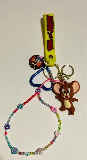 톰과 제리 찰랑찰랑 키링 귀여운