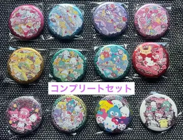 산리오 키라키라 BIG 캔뱃지 컴플리트 세트 (미개봉)