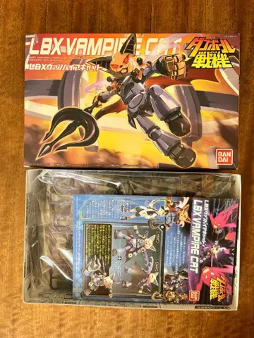 골판지 전기 프라모델 LBX 뱀파이어 캣 미조립