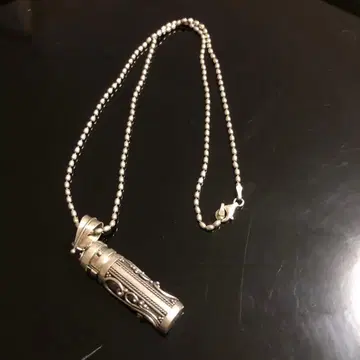 실버 장식 펜던트 목걸이