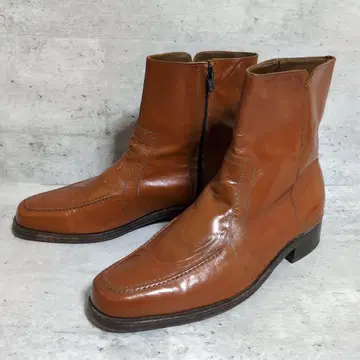 [ FLORSHEIM ] 사이드 지퍼 부츠 빈티지 브라운