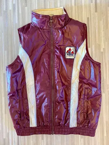 PUMA 충전솜 베스트 XS ( S 상당 ) 여성용 버건디