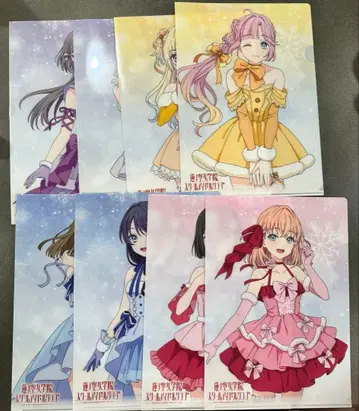 세븐일레븐 하스노소라 여학원 러브 라이브 클리어 파일 전 8종