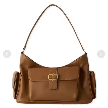 Mila Owen 포켓 부착 숄더백 브라운