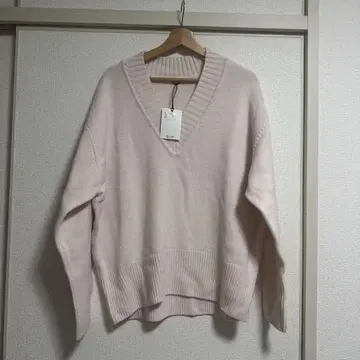 울 100V 니트 라운지 드레스