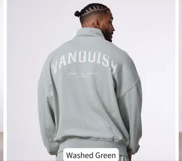 vanquish fitness 하프 지퍼 맨투맨