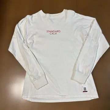 STANDARD CALIFORNIA 화이트 긴팔 티셔츠 롱T