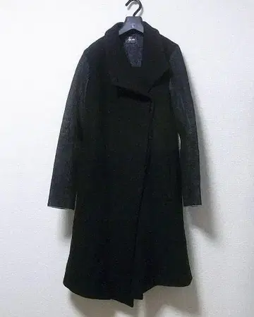 로스트&파운드 lost&found 소매 가죽 절개 코트 XXS