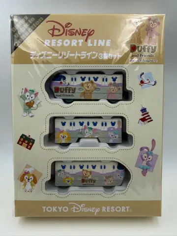 미개봉 토미카 디즈니 리조트 라인 더피와 프렌즈 3량 세트