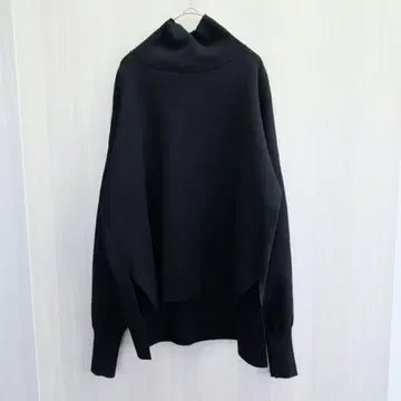 아쿠아걸 상의 티셔츠 스웨터 하이넥 블랙 프리