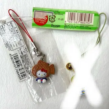 헬로키티 HelloKitty 타이야키 스트랩 네츠케 지역 한정판